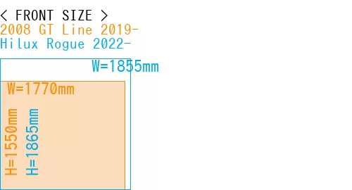 #2008 GT Line 2019- + Hilux Rogue 2022-